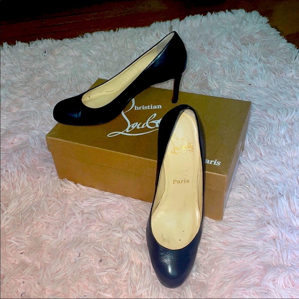 Christian Louboutin Black Stiletto Heels Size 36